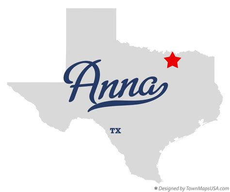 Map of Anna, TX, Texas