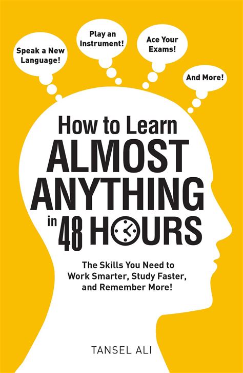 How to Learn Almost Anything in 48 Hours | Book by Tansel Ali | Official Publisher Page | Simon ...