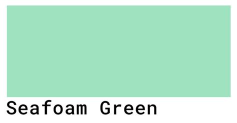 Seafoam Green Color Codes - The Hex, RGB and CMYK Values That You Need ...