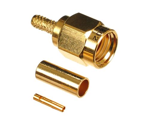 RP-SMA Male Connector | LMR100-RG174-RG188-RG316-Belden-7805-8216