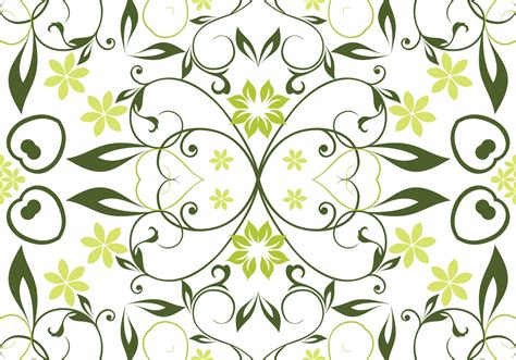 Green Floral Seamless Vector Background 97614 Vector Art at Vecteezy