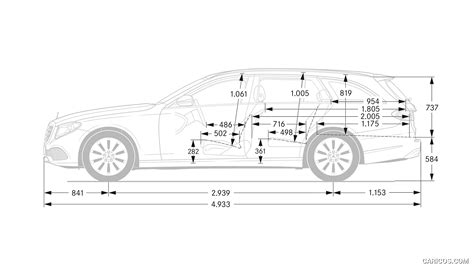 2017 Mercedes-Benz E-Class Estate - Dimensions | Caricos