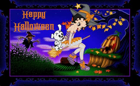 Betty Boop Halloween Cards