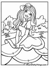 Barbie Coloring Pages Cartoon Animal  sketch template