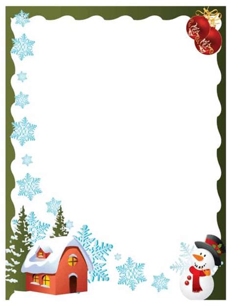 border word free christmas templates - Clip Art Library