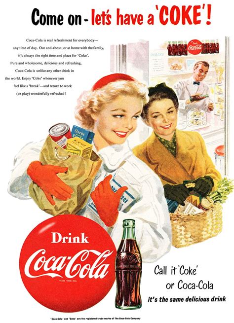 Pin on Coca Cola vintage ads