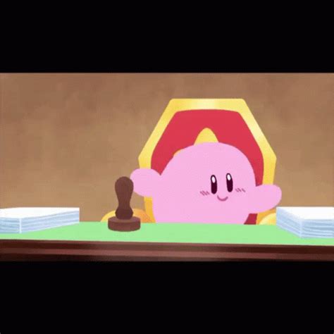 Kirby Poyo GIF - Kirby Poyo Approve - Discover & Share GIFs