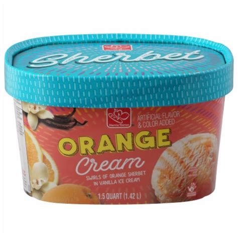 Harris Teeter™ Orange Cream Sherbet Ice Cream, 48 fl oz - Harris Teeter