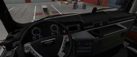 ETS2: MAN TGX Black Interior v 1.0 Trucks, Interieurs, MAN Mod für Eurotruck Simulator 2