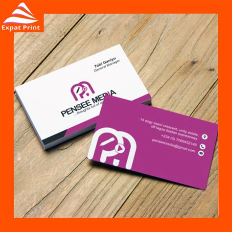 Business Cards Printing (Matte Finish) - Expat Print