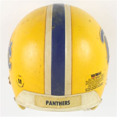 Lot Detail - 1991 Pitt Panthers Game Worn Football Helmet (MEARS LOA)