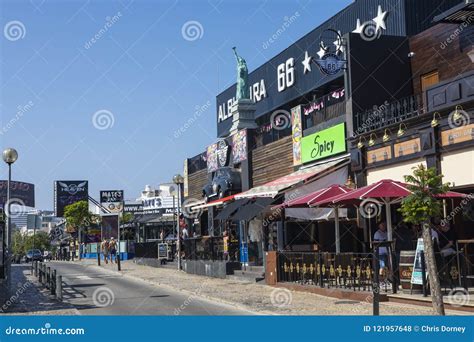 The Strip in Albufeira Portugal Editorial Stock Photo - Image of attraction, life: 121957648