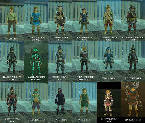 How To Get Every Piece Of Armor In Breath Of The Wild And Upgrade It ...