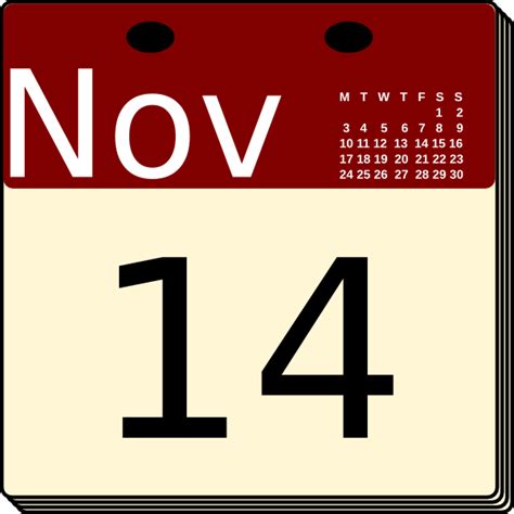 Calendar Clip Art at Clker.com - vector clip art online, royalty free ...