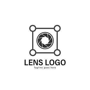 Camera Lens Logo Vector PNG Images, Lens Logo Template Design Lens Logo With Modern Frame, Logo ...