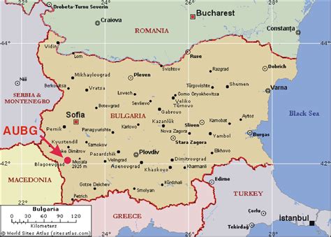 Bulgaria Tourist Map - Bulgaria • mappery