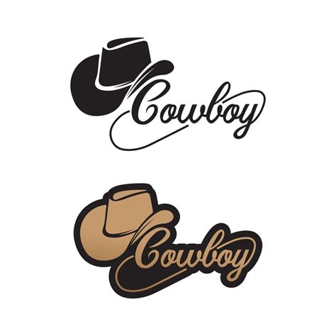 cowboy hat logo icon vector design template 16733442 Vector Art at Vecteezy