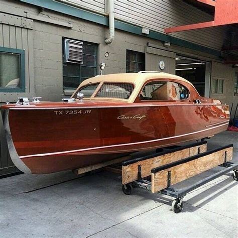 A thing of beauty, Chris Craft style. #chriscraft #chriscraftboats #gorgeous #boat #handcrafted ...