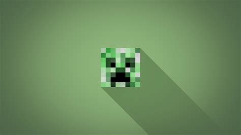 Minecraft Minimalist Creeper Wallpaper, HD Minimalist 4K Wallpapers, Images and Background ...