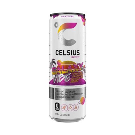 CELSIUS® Sparkling Galaxy Vibe Energy Drink Can, 12 fl oz - King Soopers