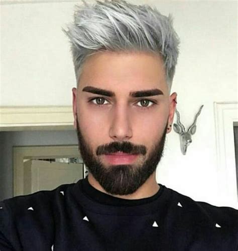 Silver Grey Hair Dye Male