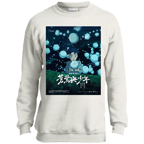 The Boy and The Heron Poster 4 Sweatshirt for Kid - Ghibli Store