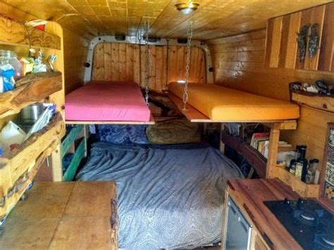 DIY Family Campervan Floating Bunk Beds. – undercover hippy bus | Camper bunk beds, Diy bunk bed ...