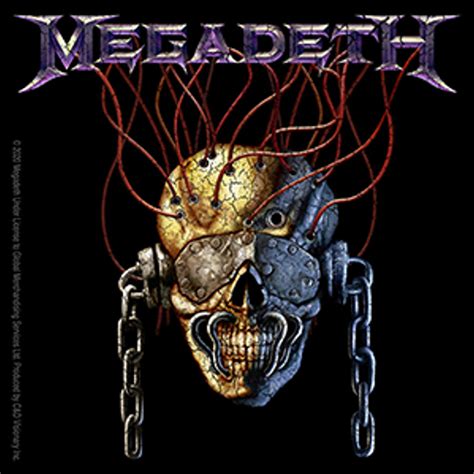 Megadeth Skull Wires - Vinyl Sticker at Sticker Shoppe