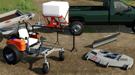 Zero-Turn-Mower-IT-Pack-1 - FS19 mods / Farming Simulator 19 mods