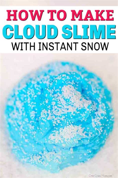 How to make cloud slime - easy cloud slime recipe