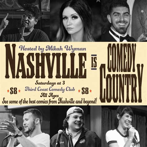 Nashville Is Comedy Country in Nashville at Third Coast Comedy