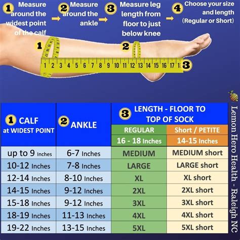 How To Measure & Find The Right Size of Zippered Compression Socks