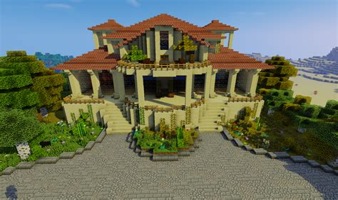 Sandstone villa #2 Minecraft Map