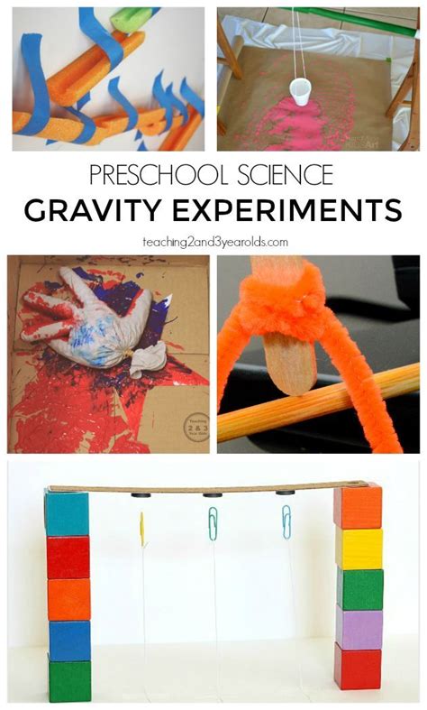 7 Preschool Science Experiments that Explore Gravity | Science experiments for preschoolers ...