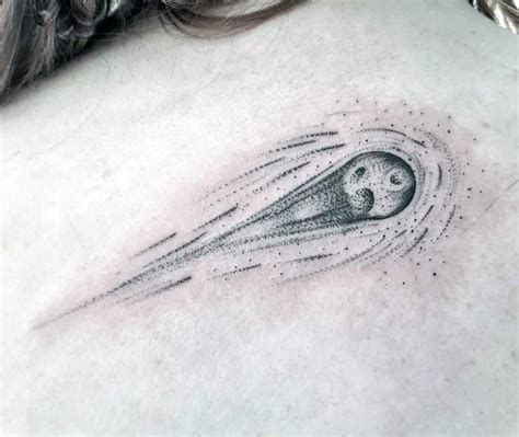 Top 100 Best Comet Tattoos For Women - Cosmic Snowball Design Ideas