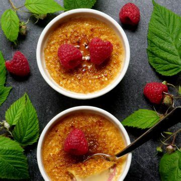 Raspberry creme brulee – Laylita's Recipes