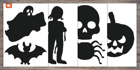 Printable Halloween Window Silhouettes | Twinkl Party