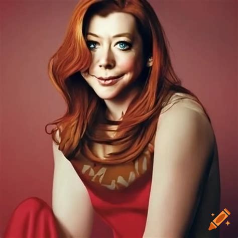 Portrait of actress alyson hannigan