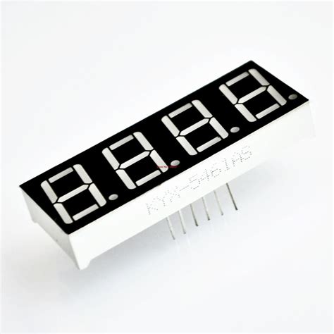 4 Digit 7 Segment display common Anode Red LED High quality : Amazon.in: Industrial & Scientific