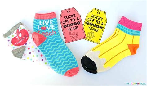 Back to School Teacher Sock Gift | The Primary Brain