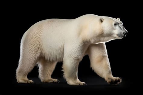 Chubby polar bear wildlife animal | Free Photo - rawpixel