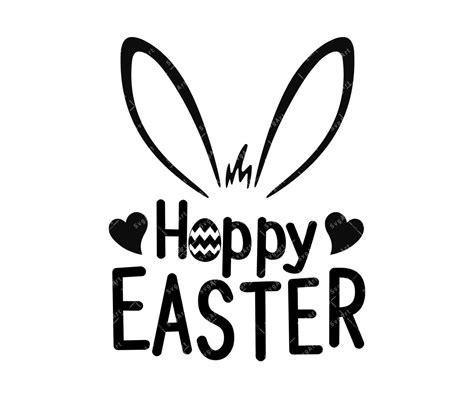 Happy Easter SVG, PNG, PDF, Easter PNG, Easter bunny svg, Happy easter ...