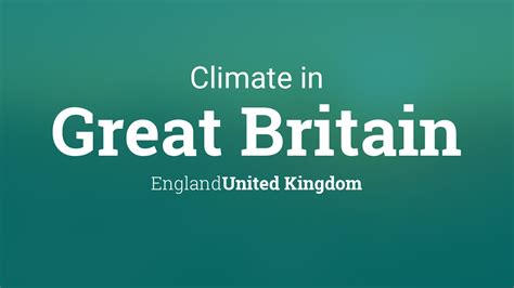 Climate & Weather Averages in Great Britain, England, United Kingdom