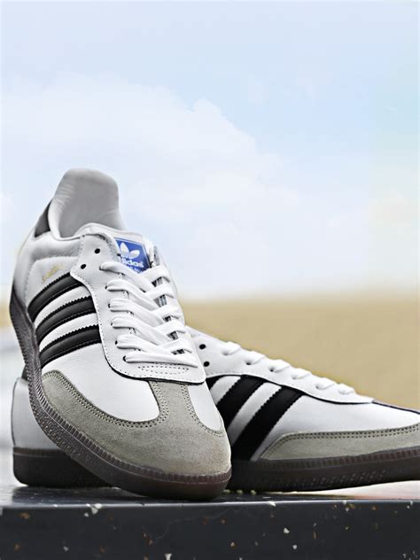 Adidas Originals Men White SAMBA OG Leather Sneakers price Myntra. Casual Shoes Deals at Myntra ...