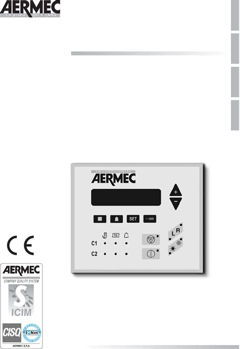 Manual Aermec GR3 (page 1 of 76) (English, German, French, Spanish)