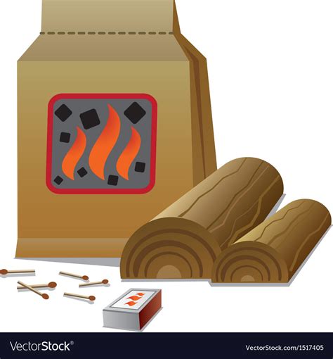 Firewood Royalty Free Vector Image - VectorStock