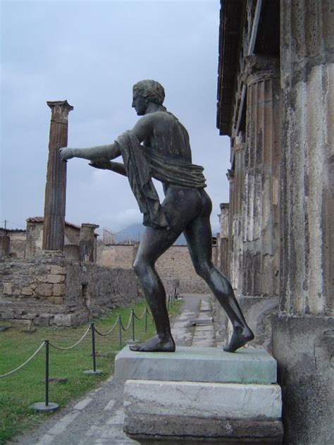 Bronze Statue of Apollo, Pompeii (AD 79), Italy | Pompeii ruins ...