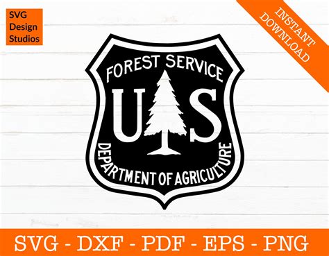 US Forest Service Logo Svg Forest Service Badge Svg | Etsy