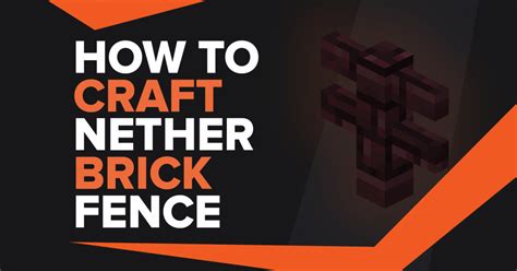 How To Make Nether Brick Fence In Minecraft | TGG