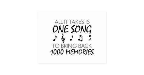 Music Memories Postcard | Zazzle.com